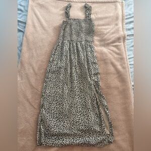 Abercrombie & Fitch Animal Print Maxi Dress